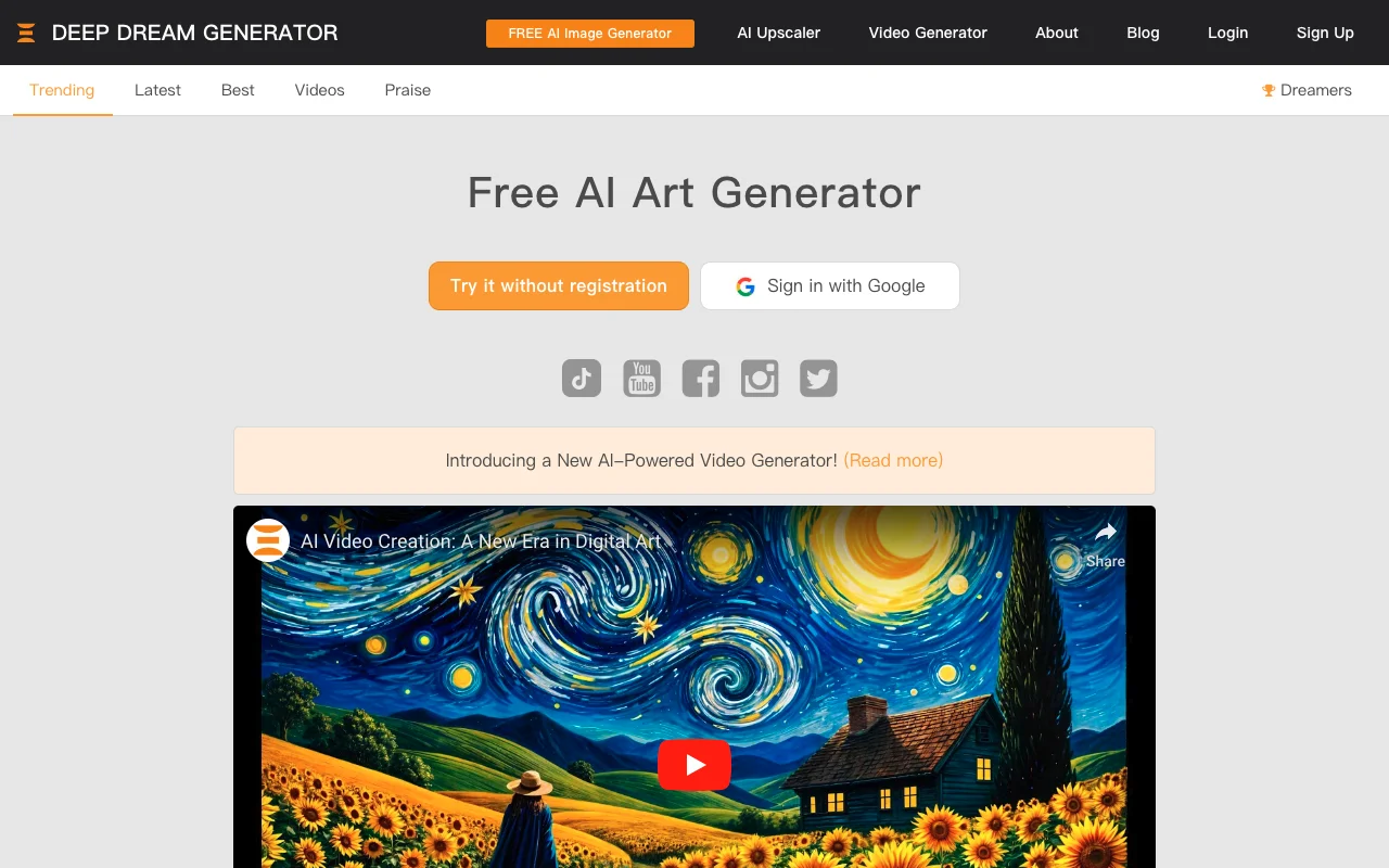 Deep Dream Generator