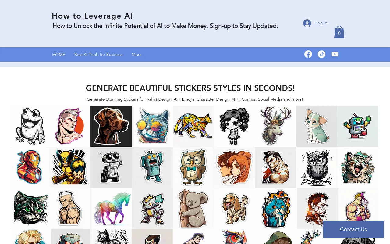 Sticker Prompt Generator贴纸提示生成器