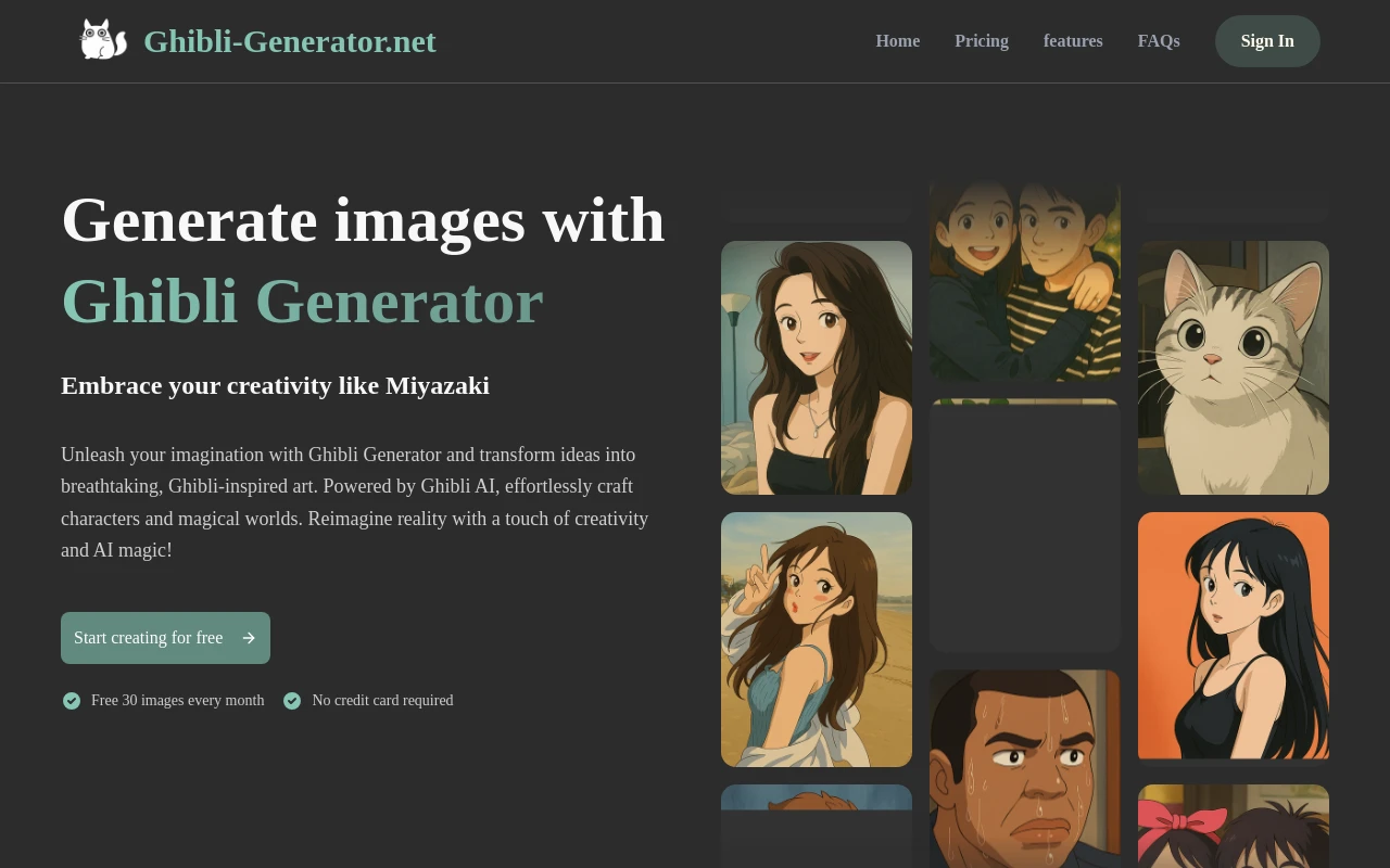 Ghibli Generator