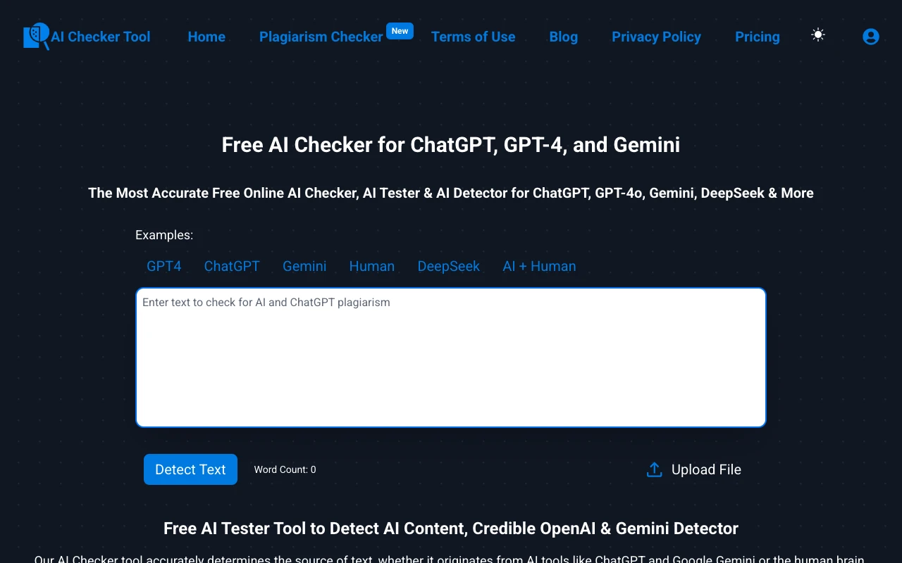 AI Checker Tool