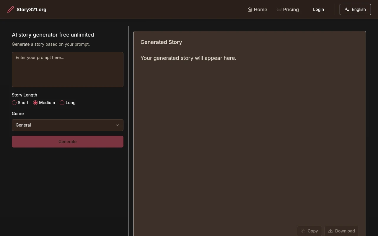 AI Story Generator free unlimited