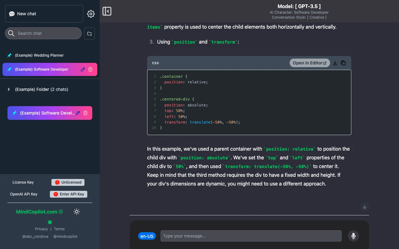 MindCopilot a Better UI for ChatGPT