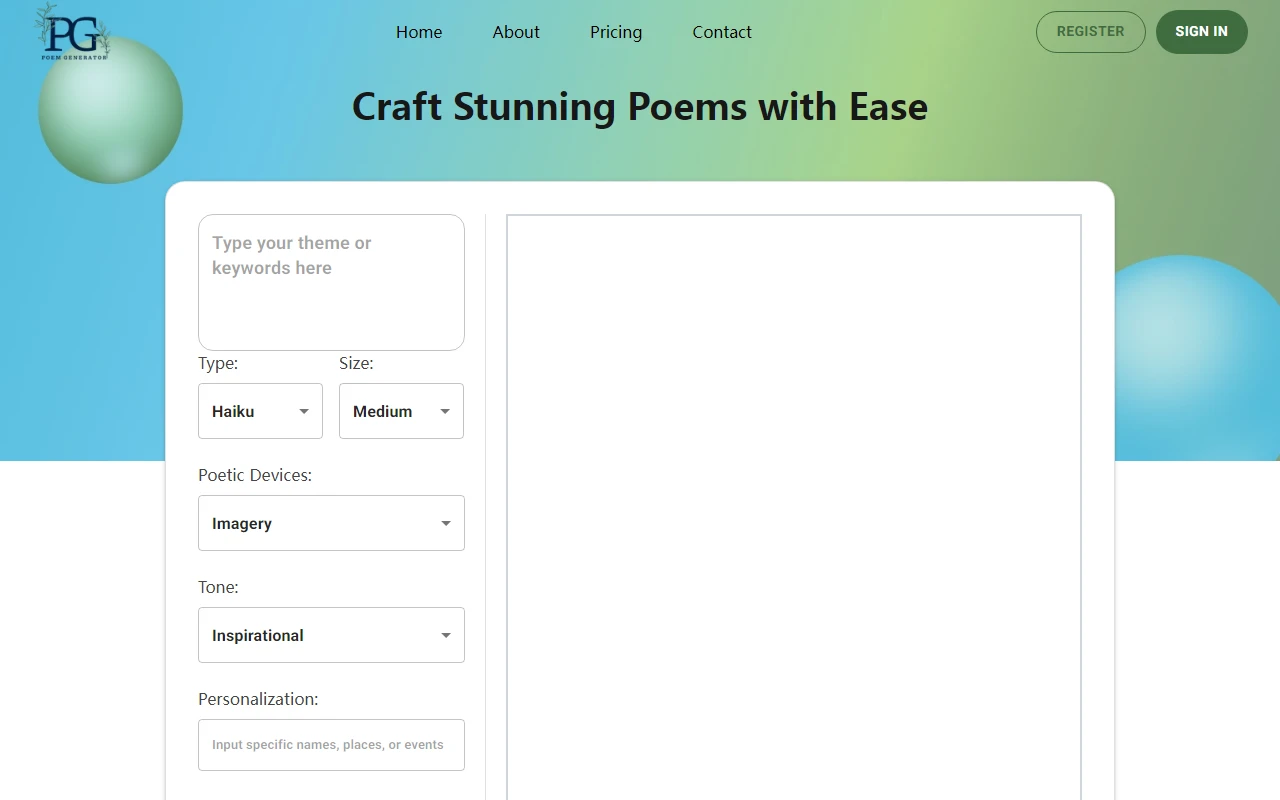 AI Poem Generator