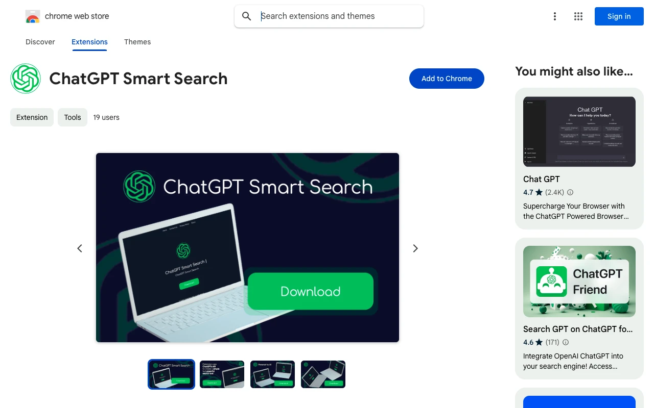 ChatGPT Smart Search
