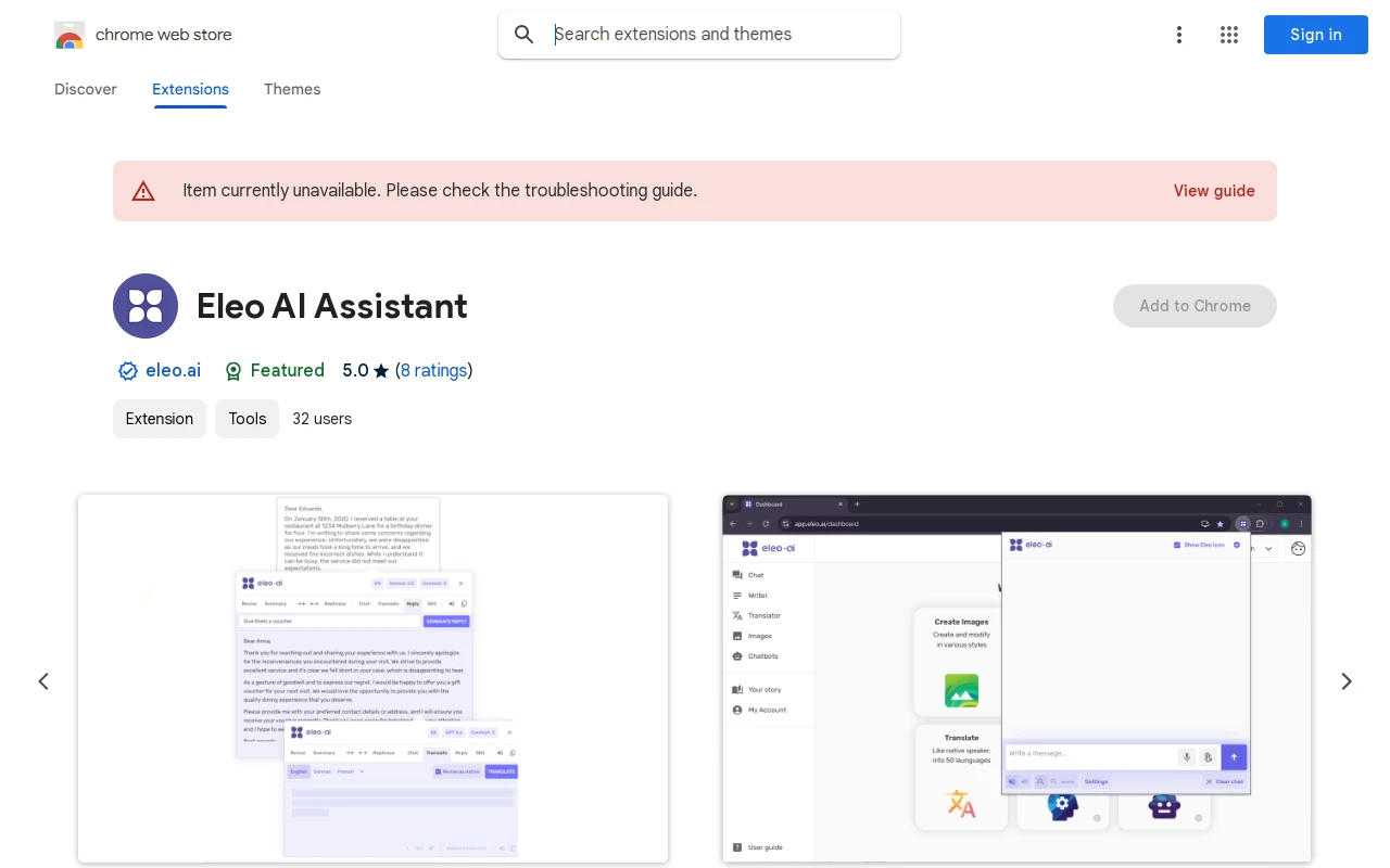 Eleo AI Assistant