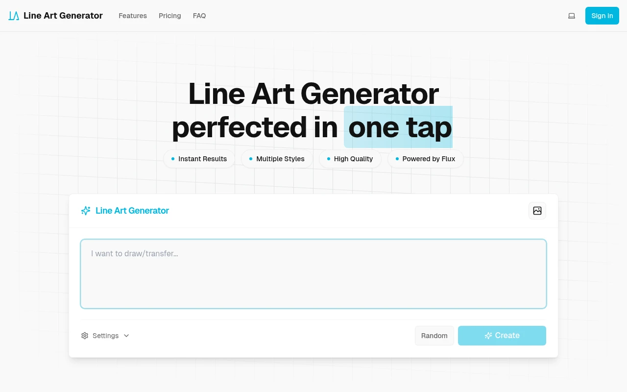 Line Art Generator
