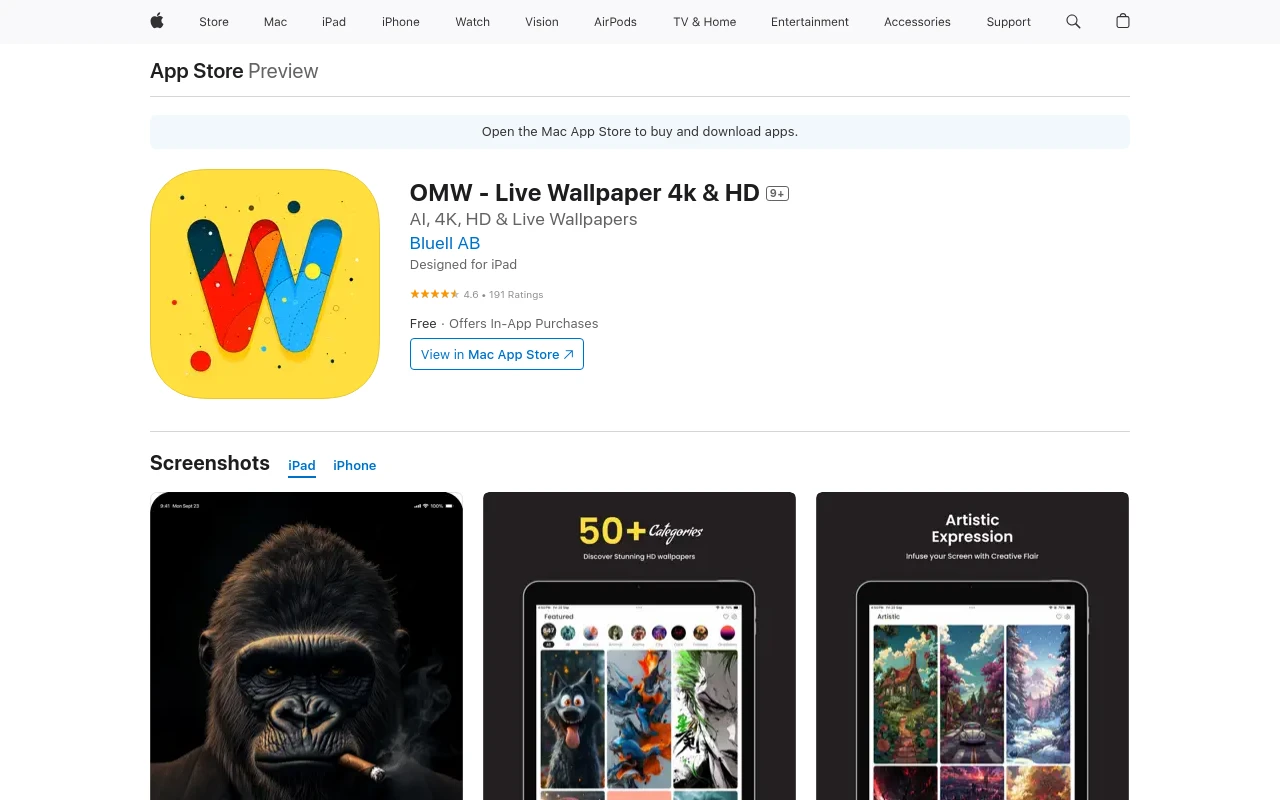 ohmywall AI Wallpapers