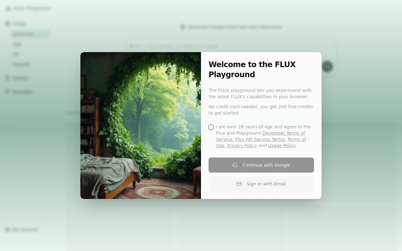 FLUX Playground