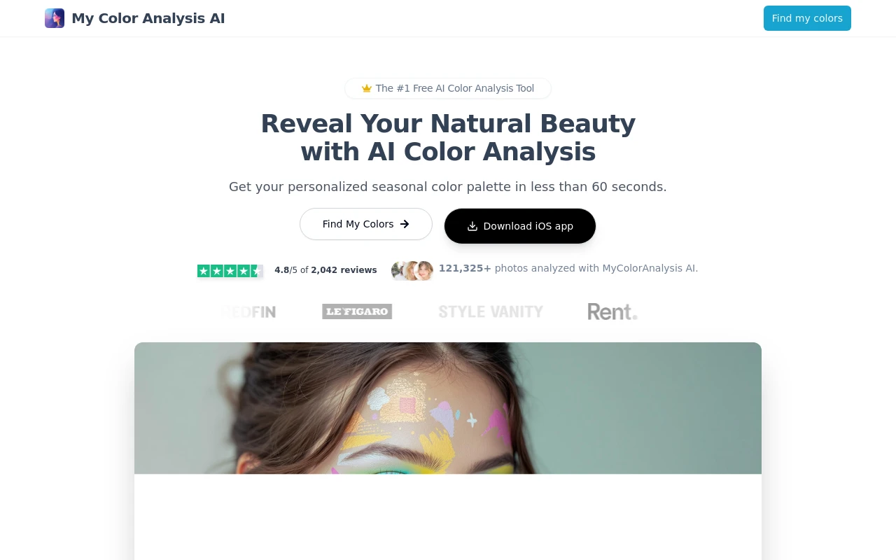My Color Analysis AI