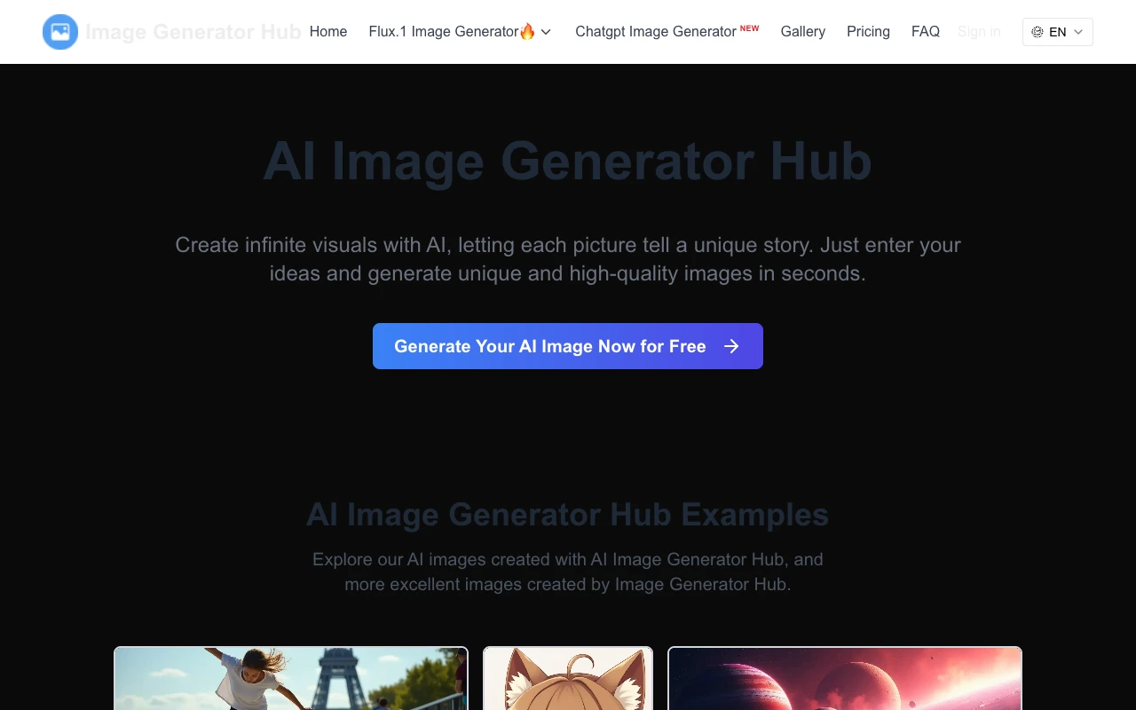 AI Image Generator Hub