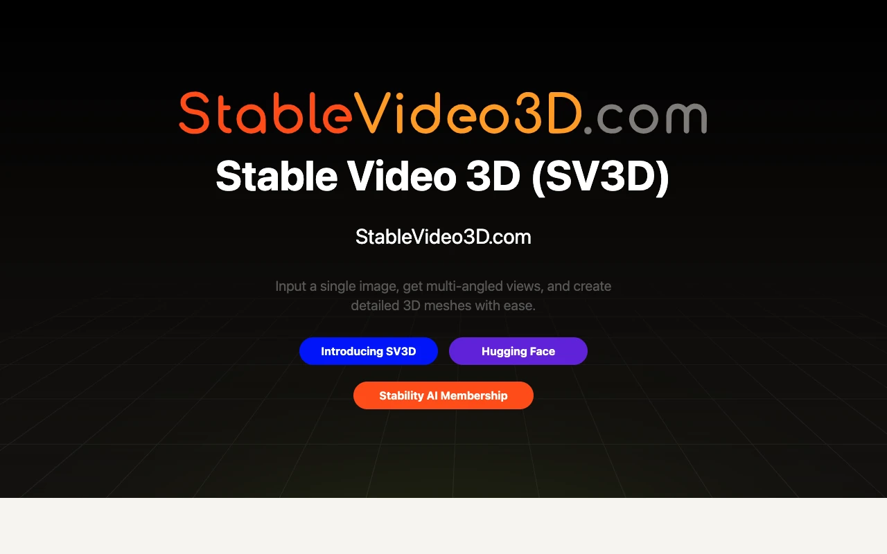 Stable Video 3D