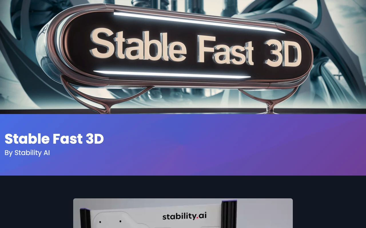 Stable Fast 3D(SF3D)