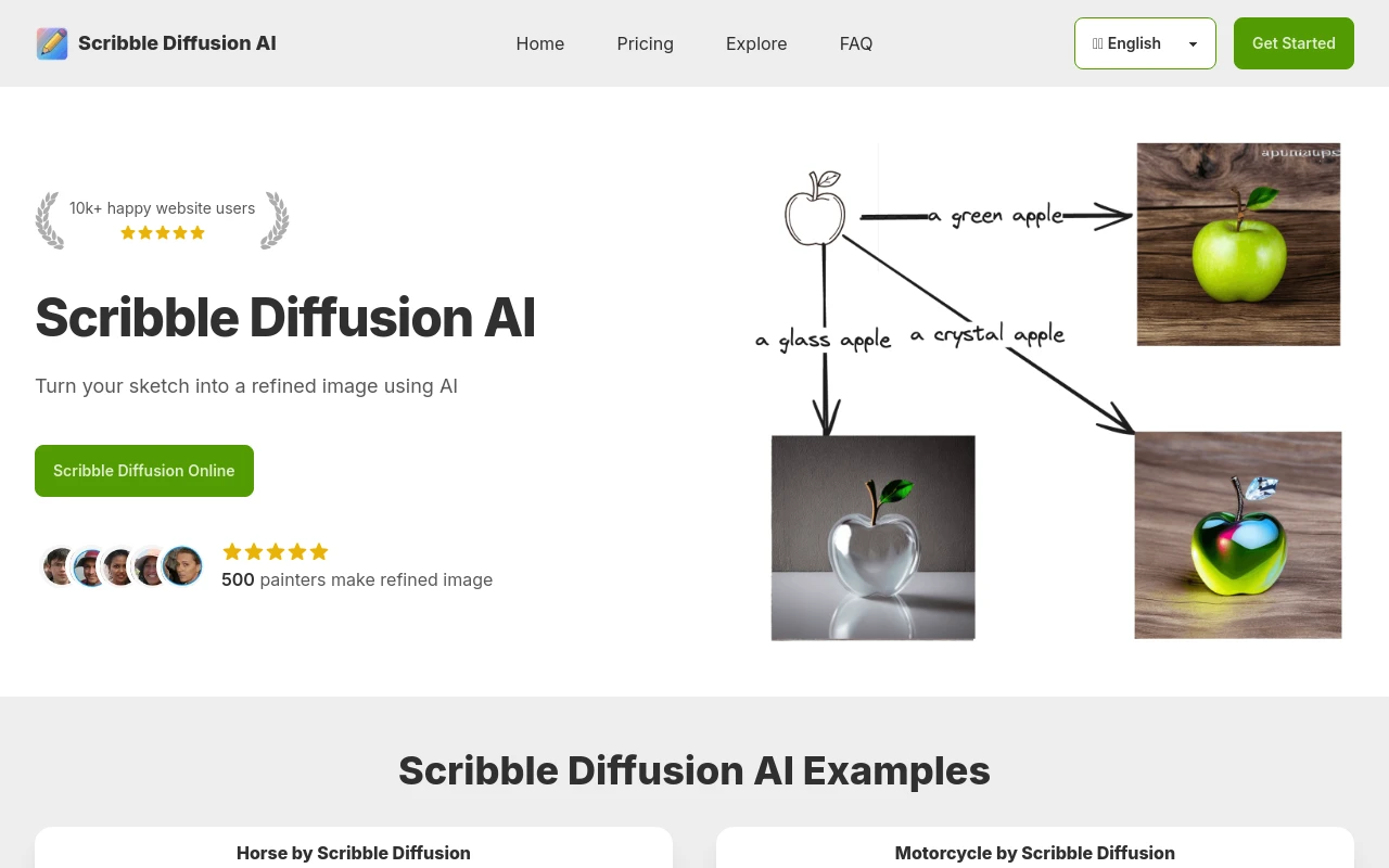 Scribble Diffusion AI