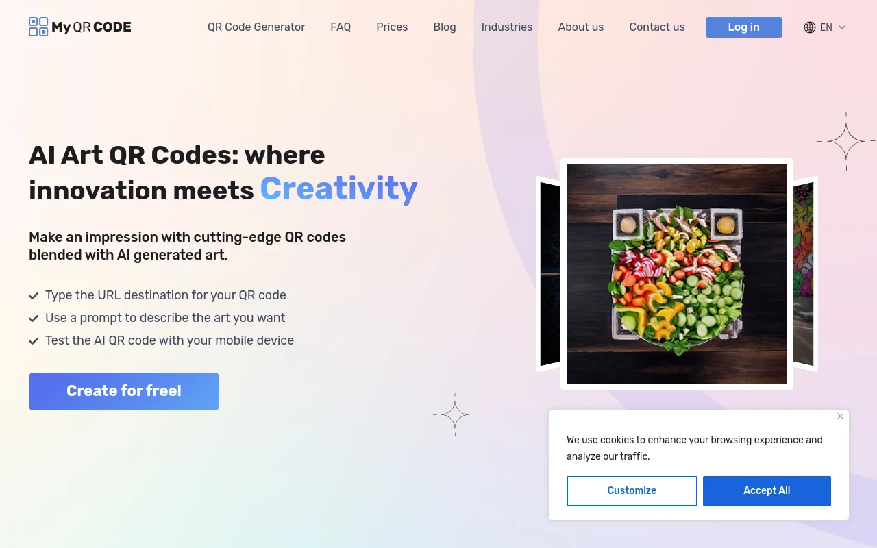 Free AI QR Code Generator by MyQRCode