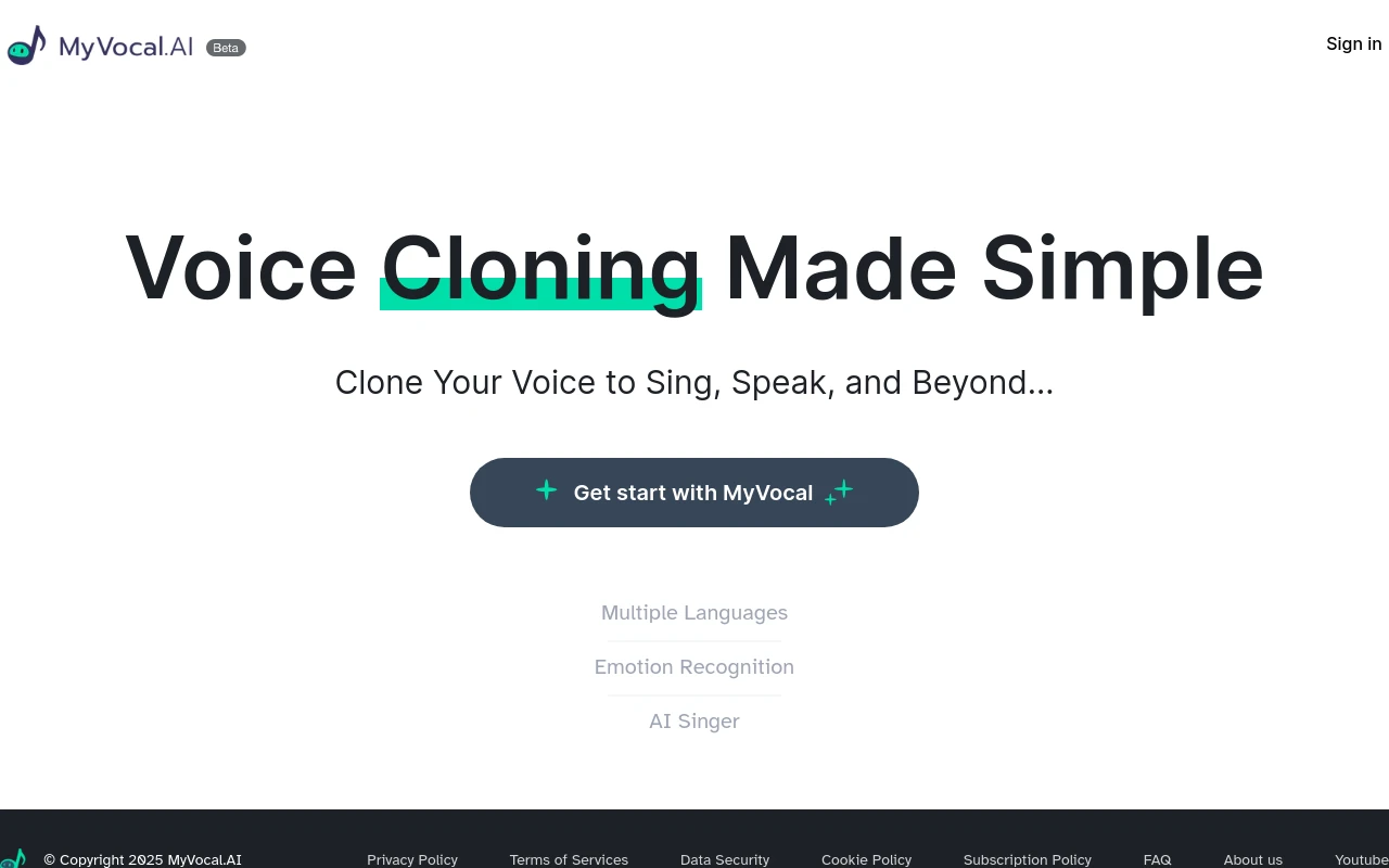 MyVocal Voice Synthesizer