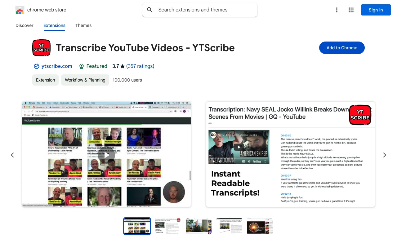 Transcribe YouTube Videos