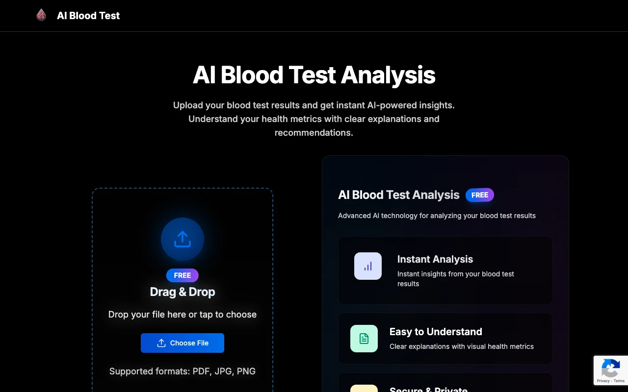 AI Blood Test Analysis