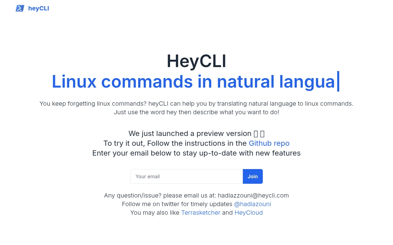 heyCLI