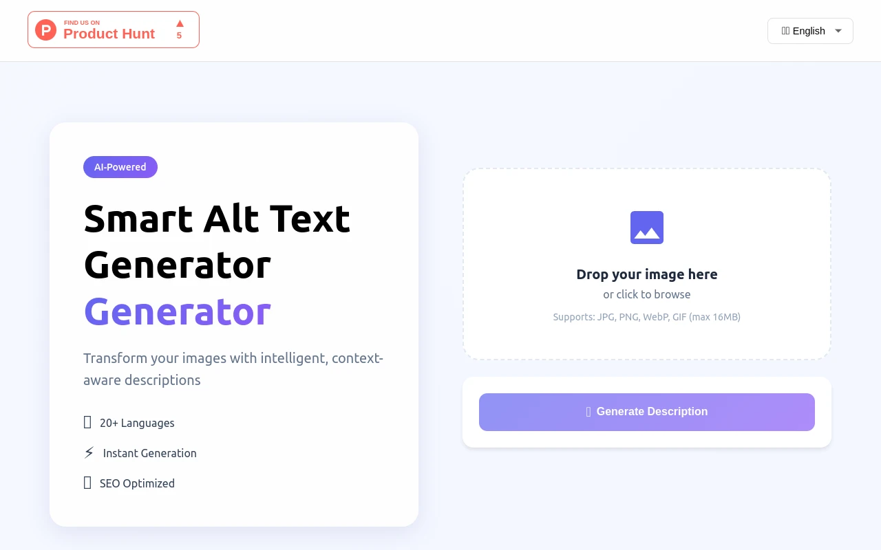 Smart Alt Text Generator