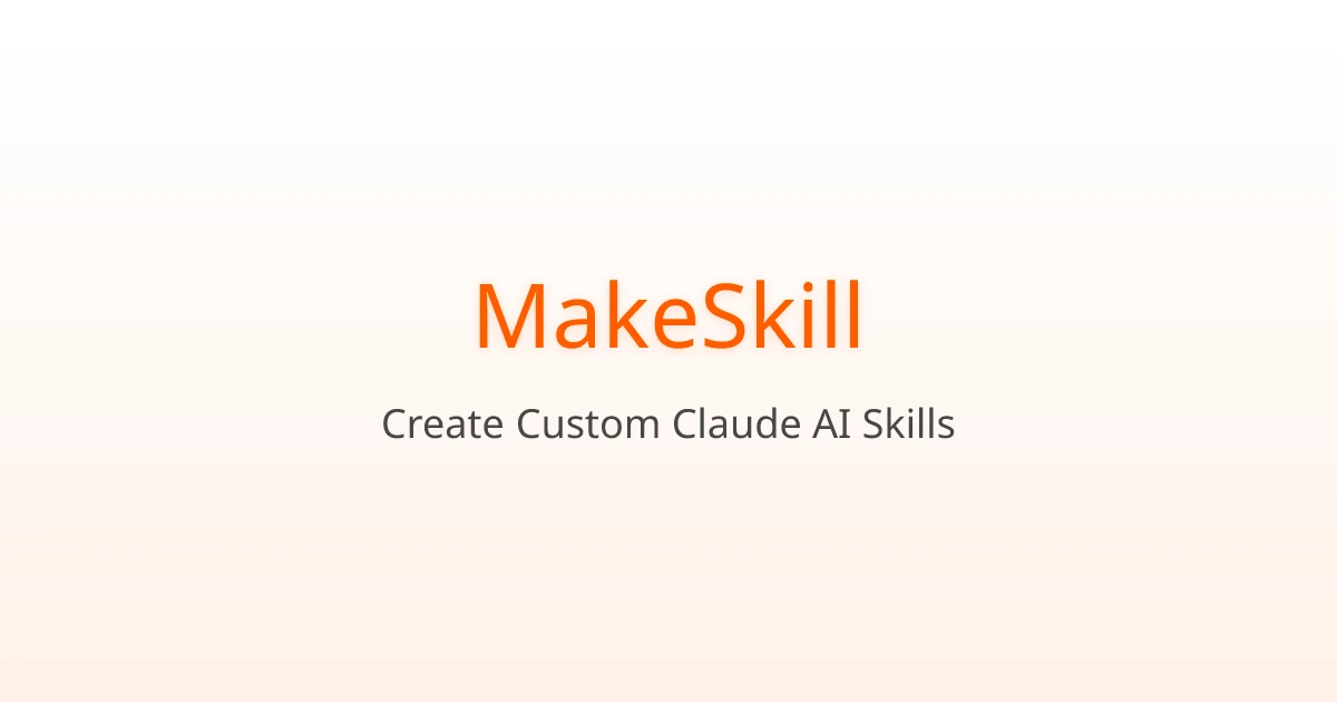 Makeskill