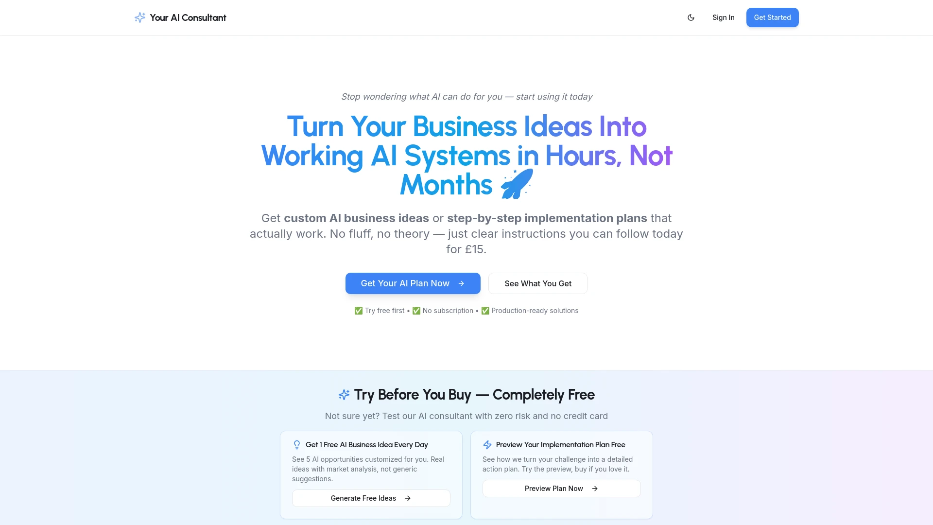 Your AI Consultant