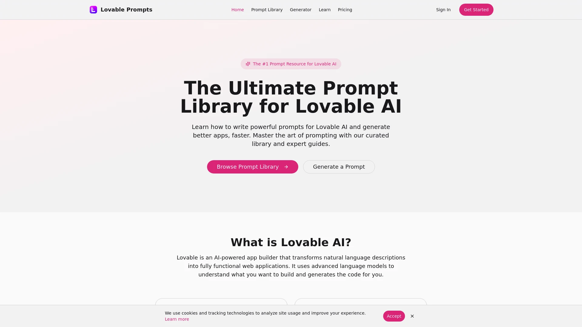 Lovable Prompts
