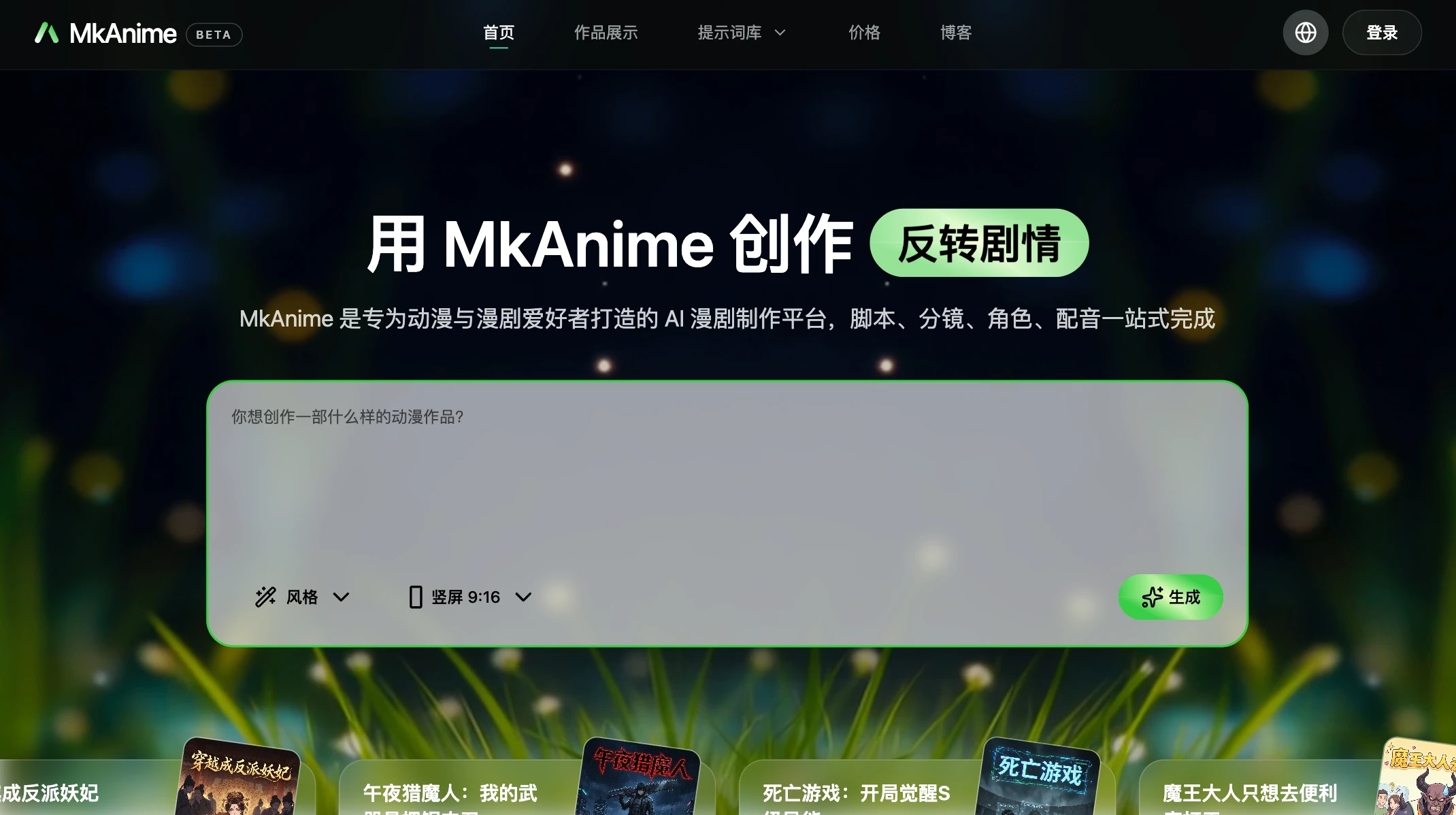 MkAnime AI
