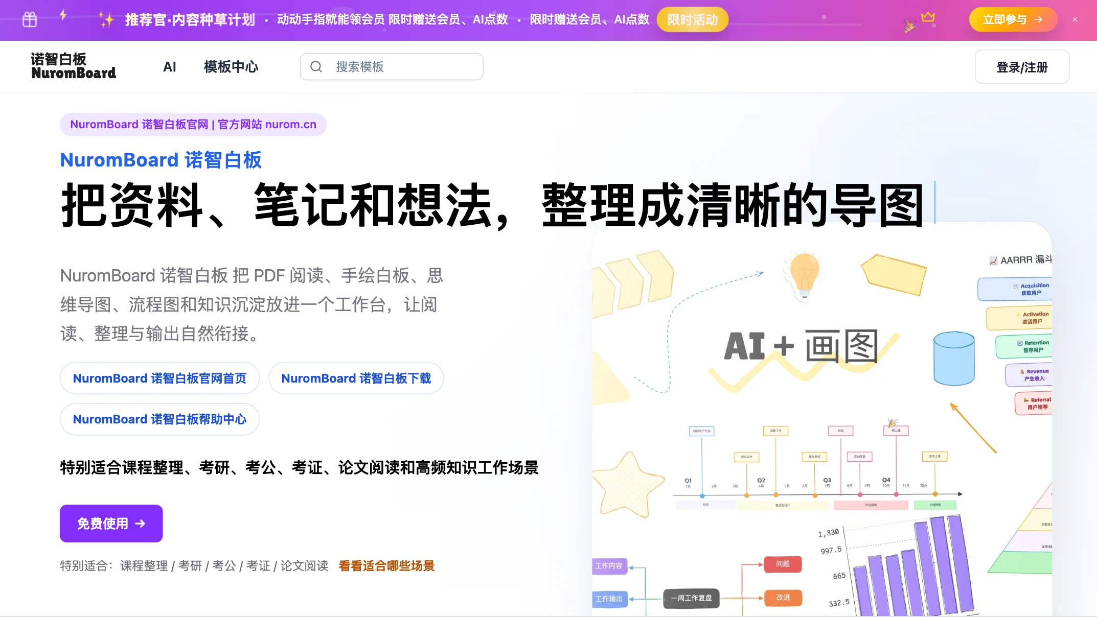 NuromBoard 诺智白板官网