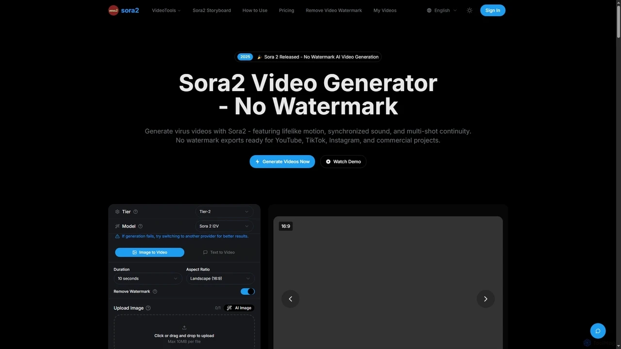 Sora2视频生成器