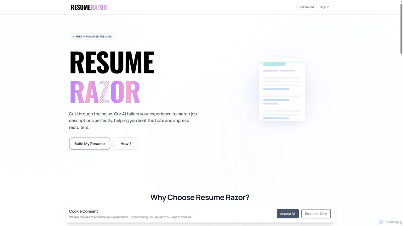 Resume Razor