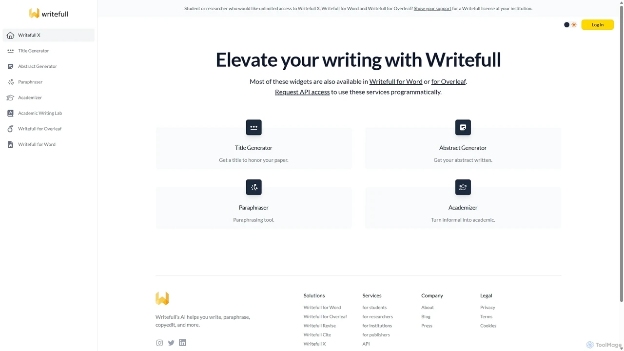Writefull X