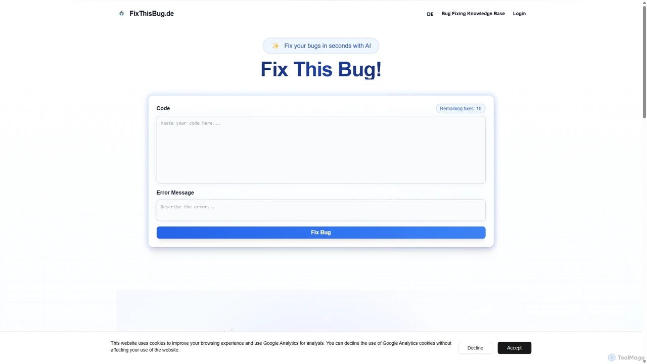 FixThisBug