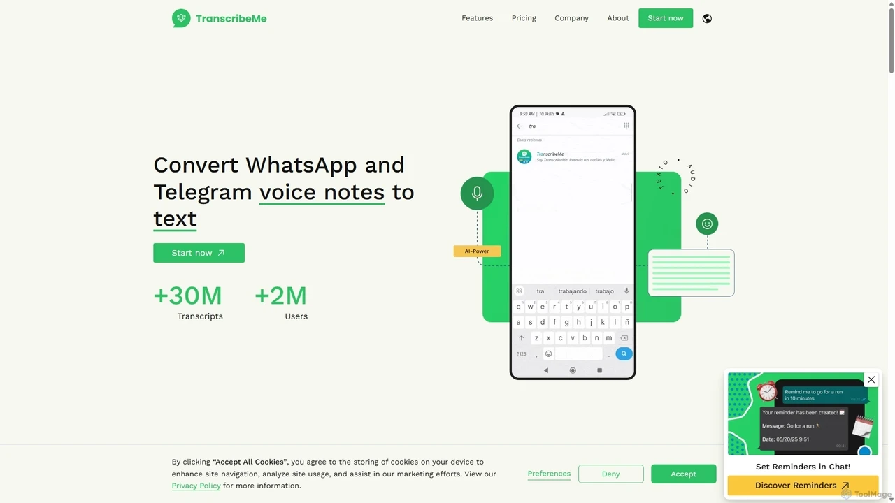 TranscribeMe