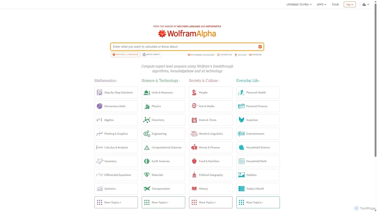 WolframAlpha