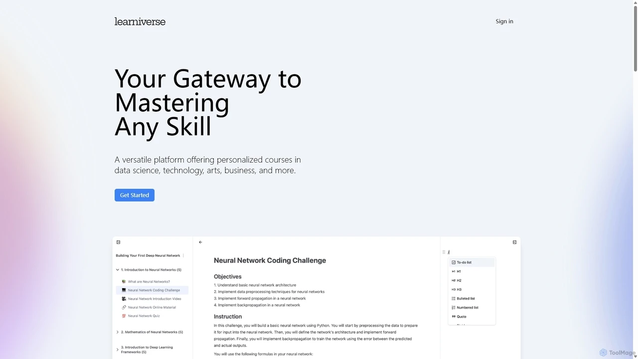 Learniverse