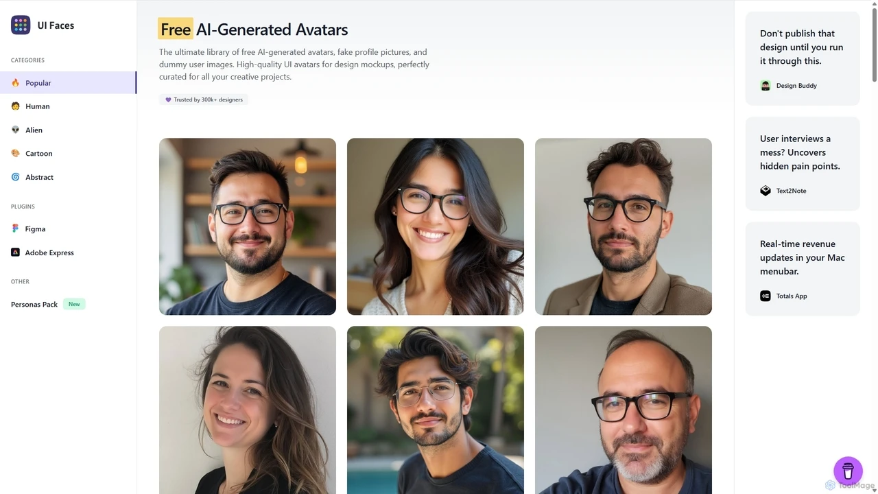 UI Faces