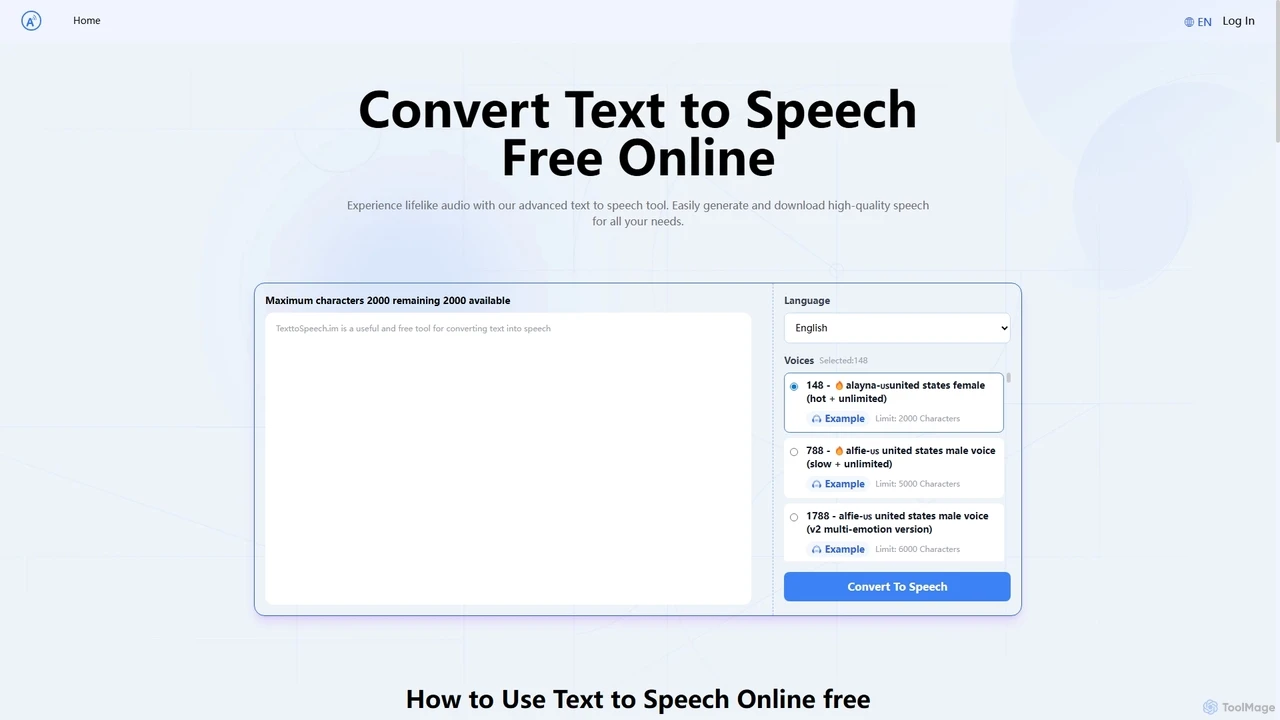 Text to Speech.im