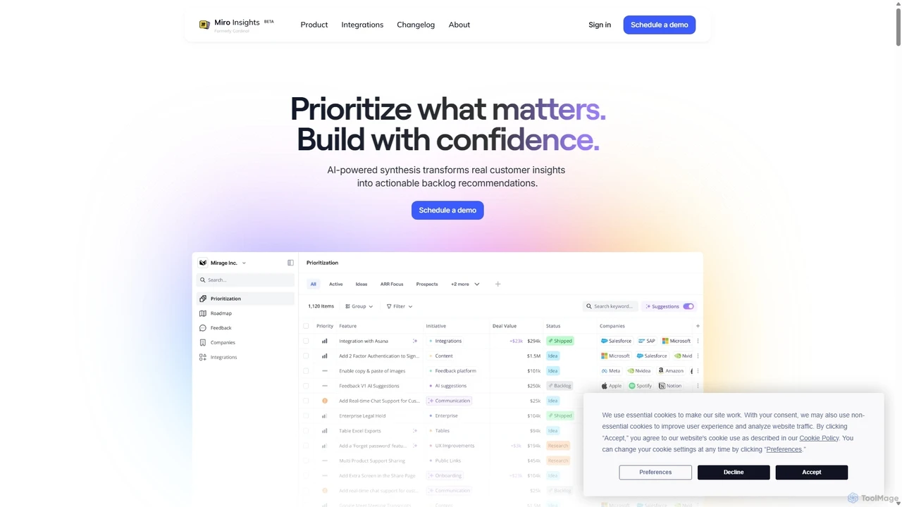 Miro Insights