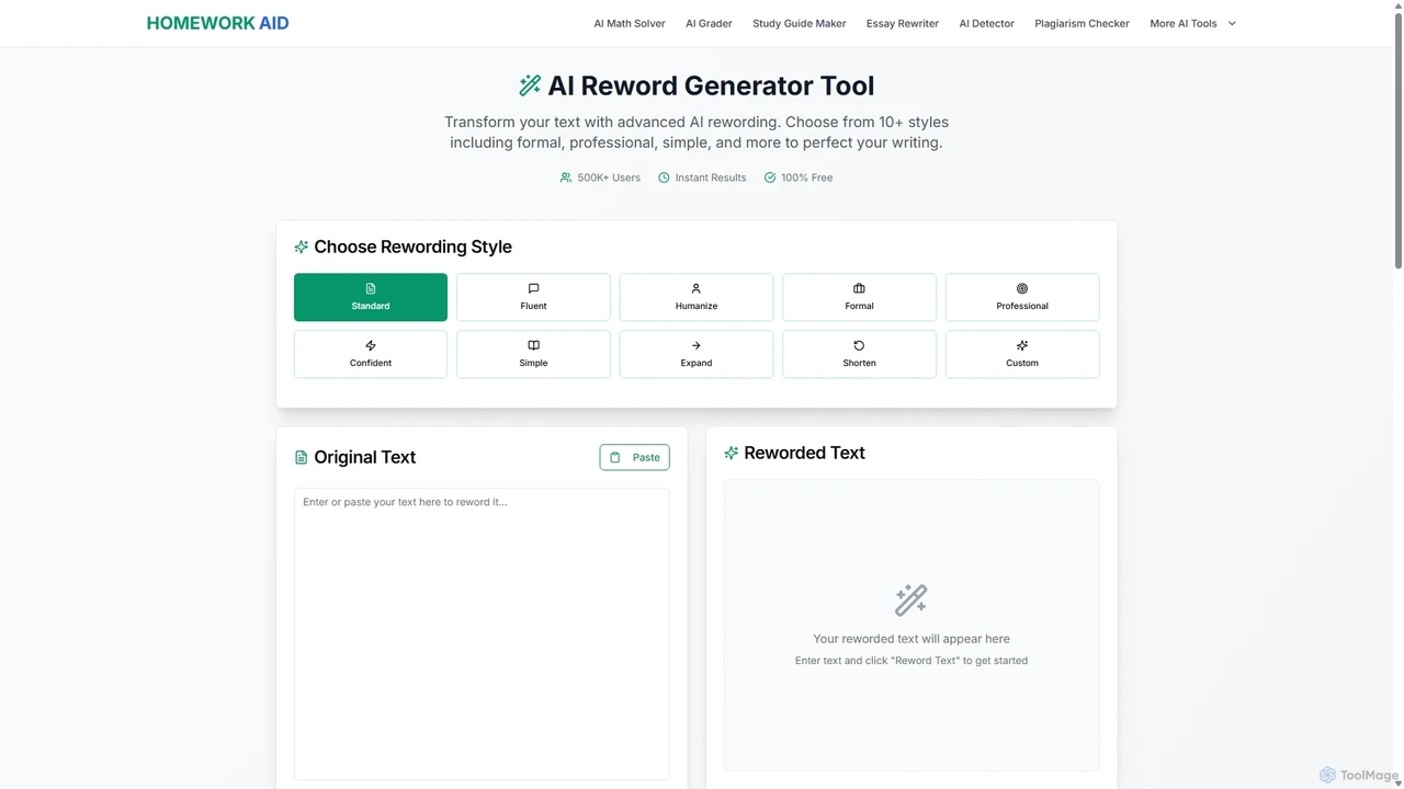 Reword Generator