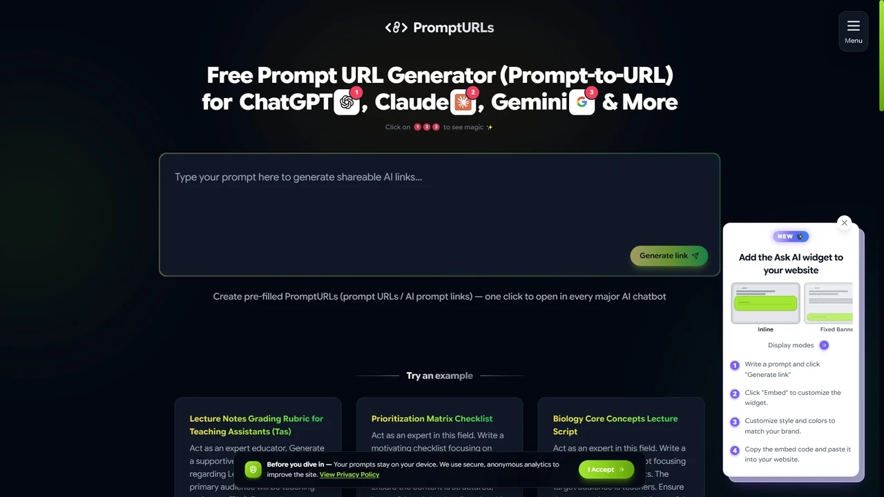 PromptURLs