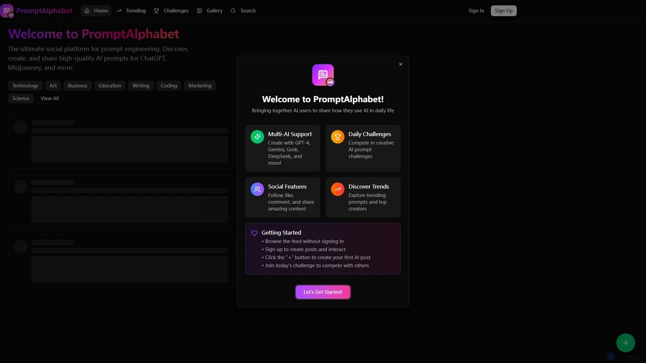 PromptAlphabet