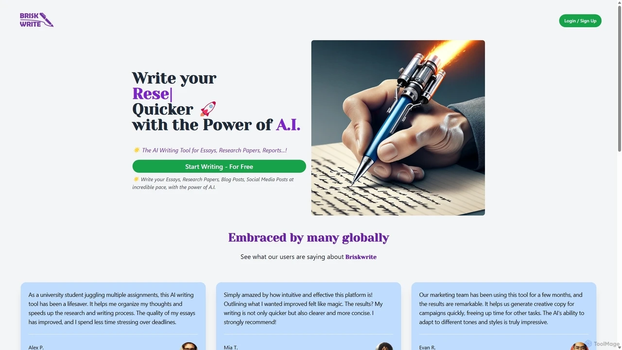 Briskwrite
