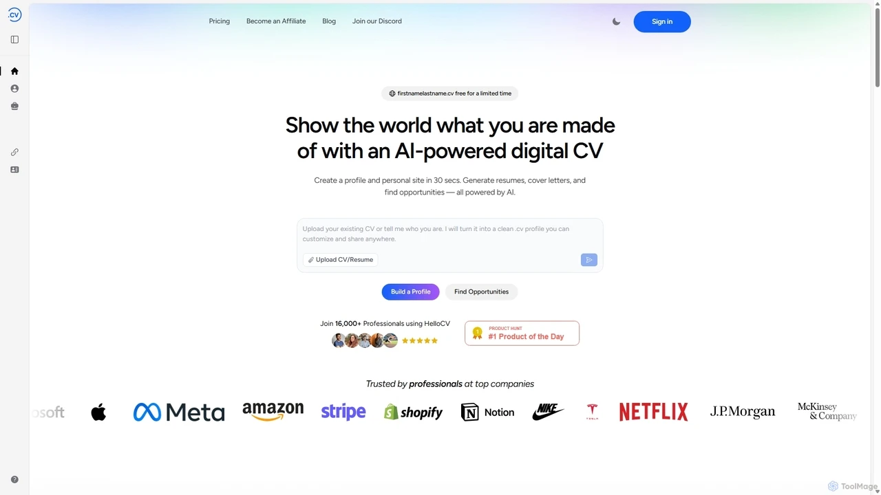 Hello.cv