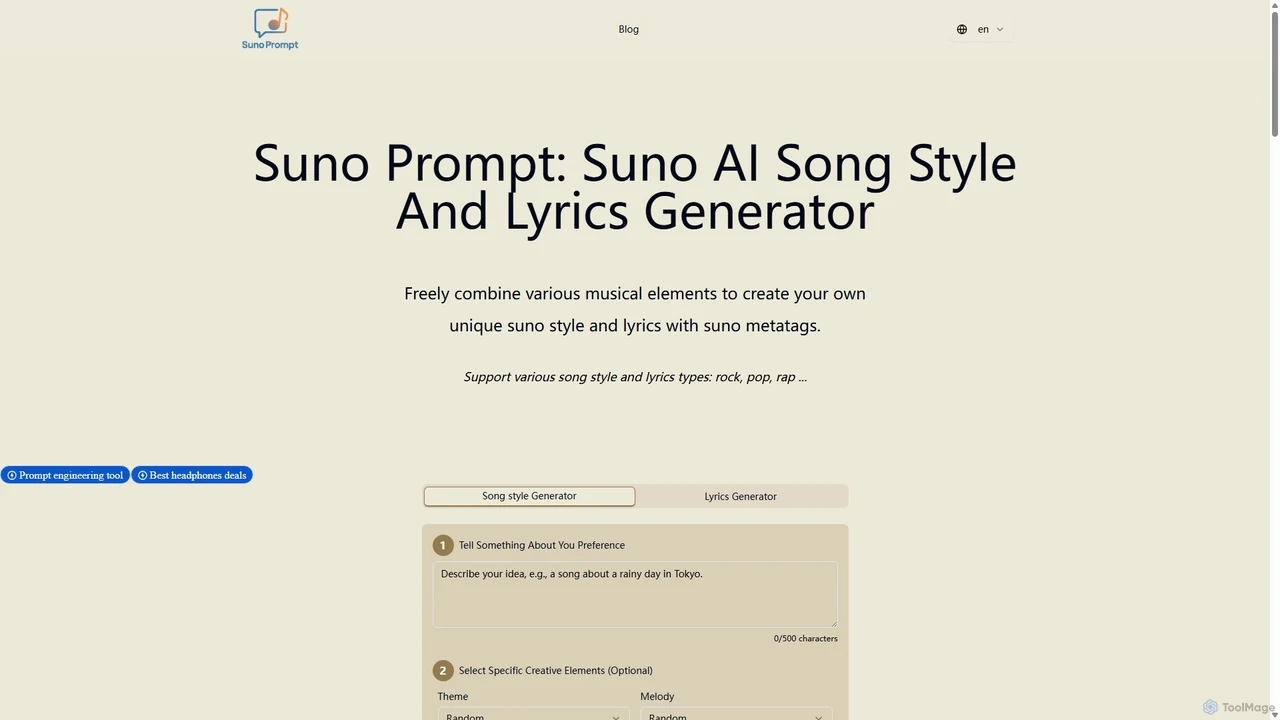 Suno Prompt