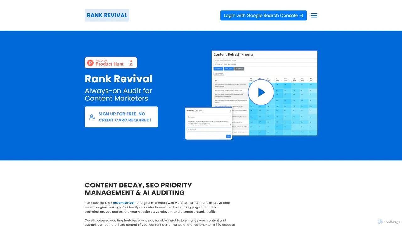 Rank Revival
