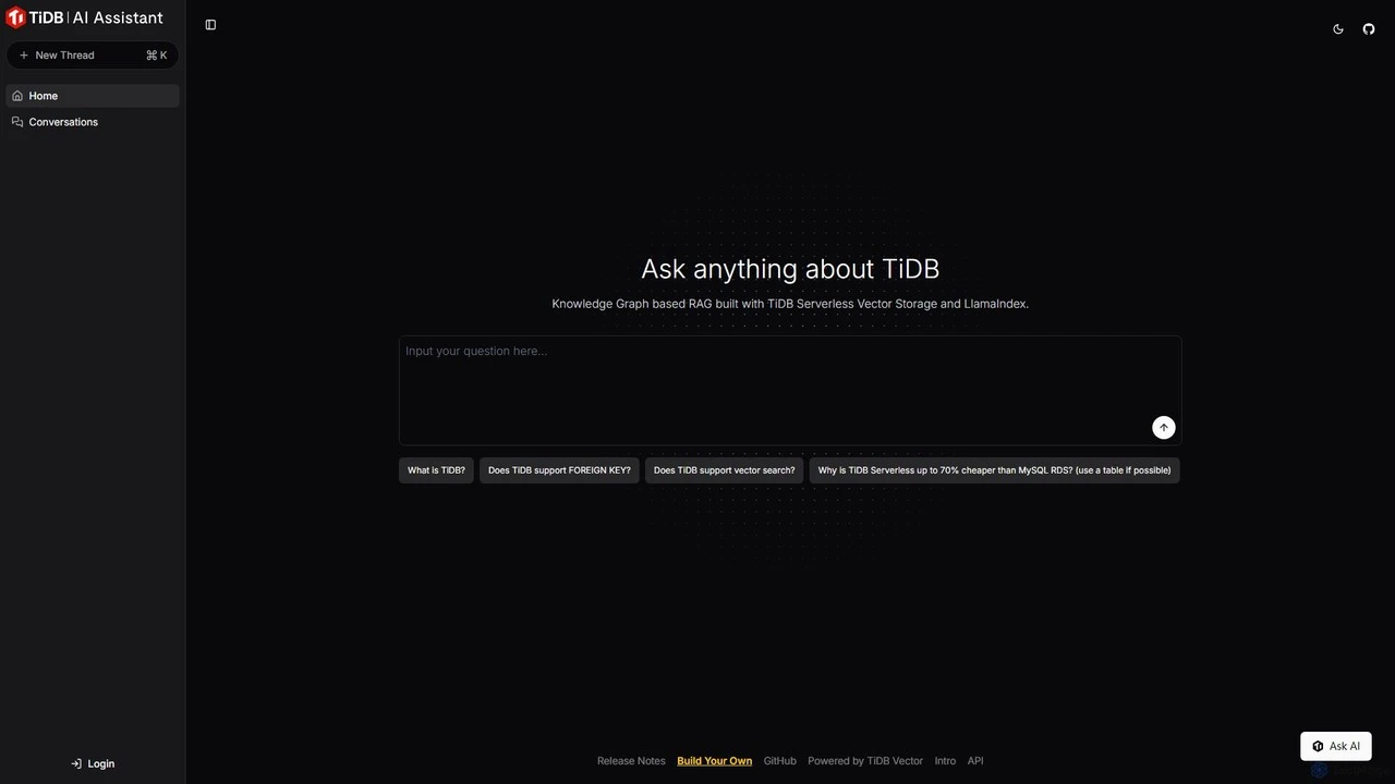 TiDB AI助手