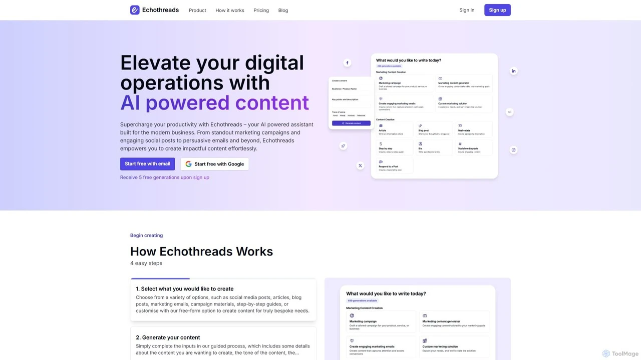 Echothreads