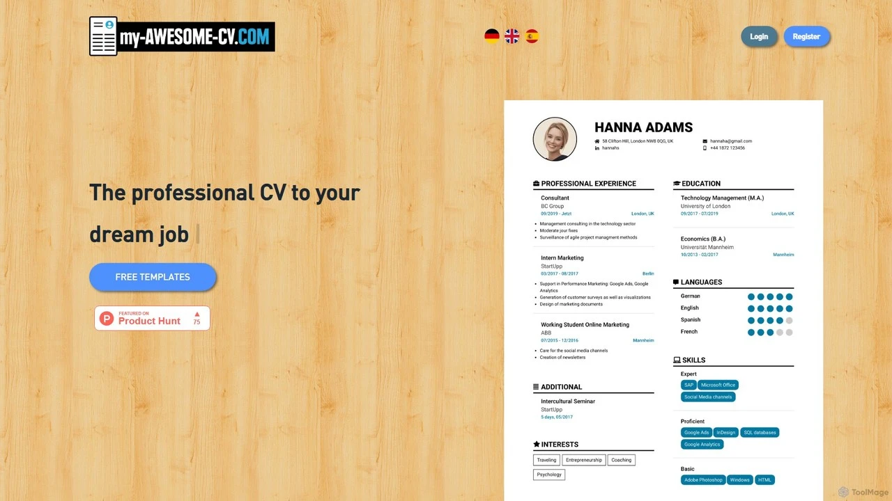 my_awesome_cv