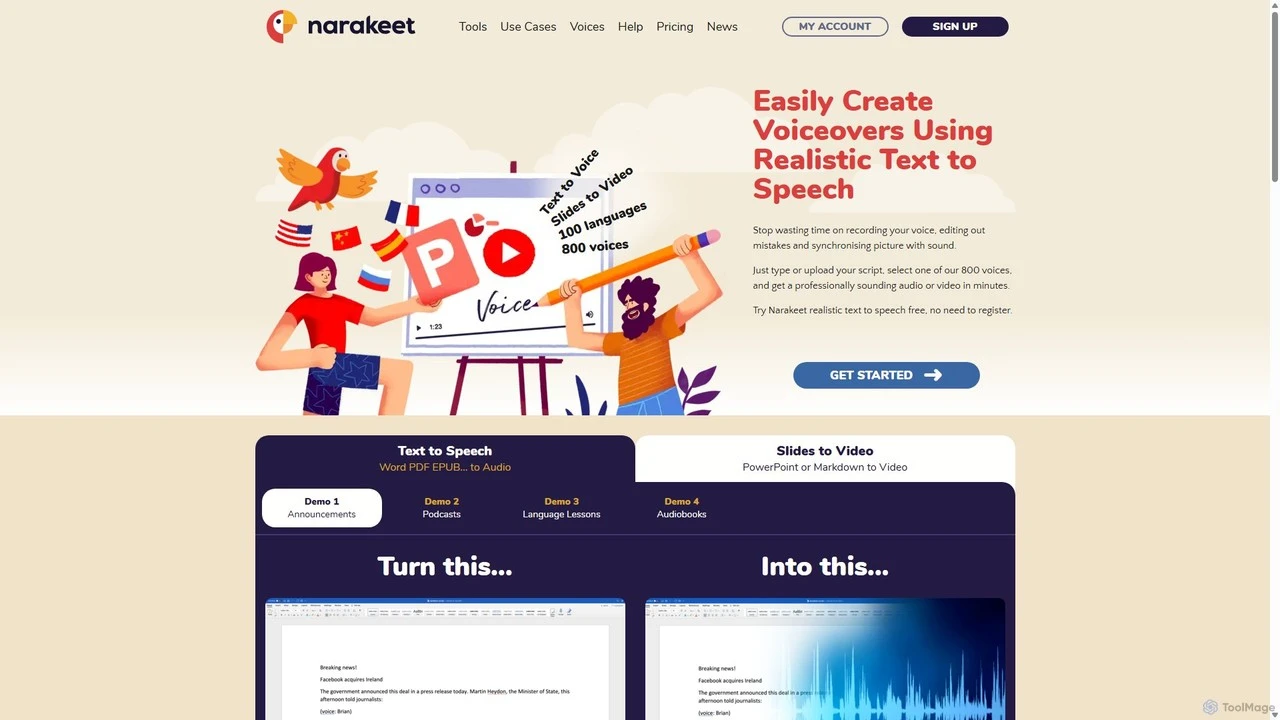 Narakeet