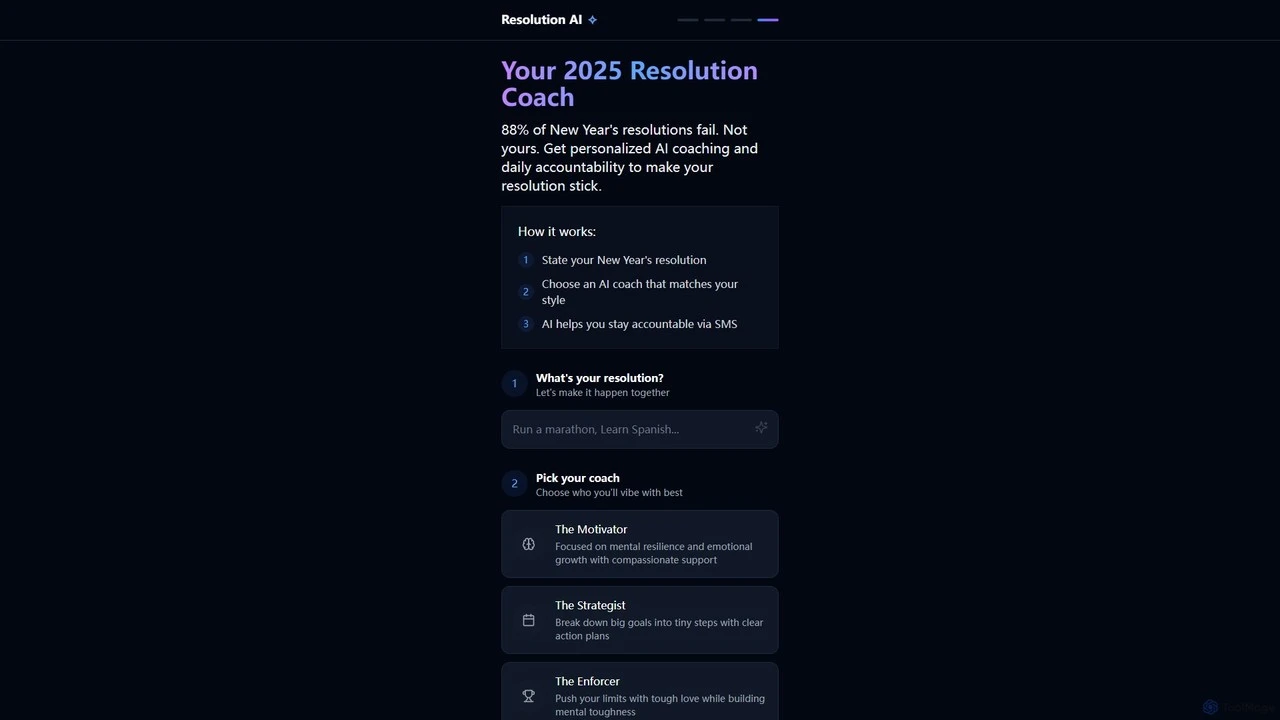 Resolution Coach